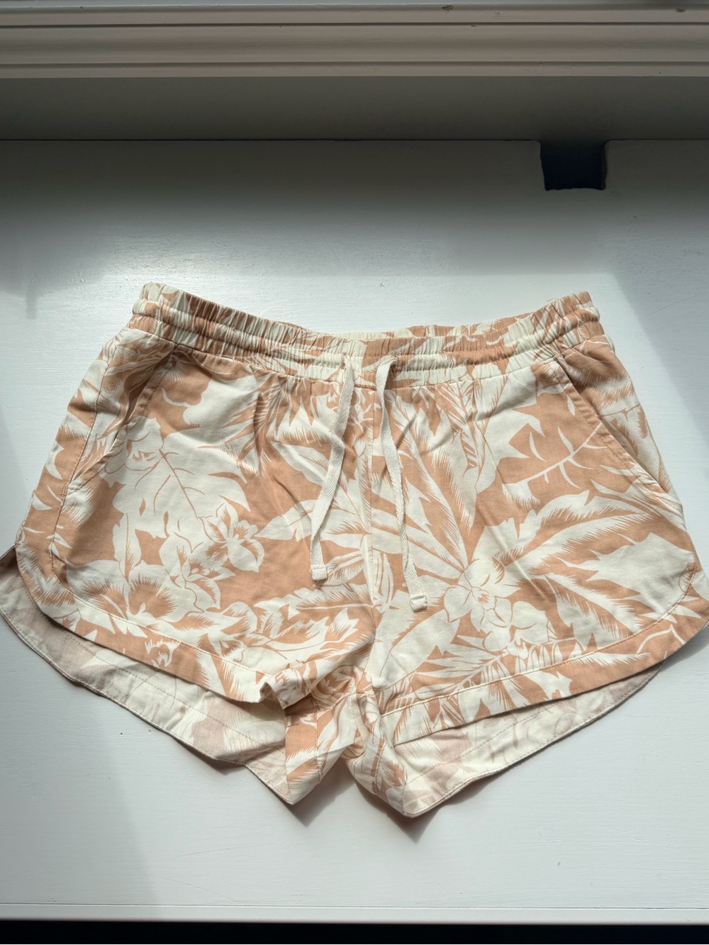 Billabong Women's Floral Drawstring Shorts